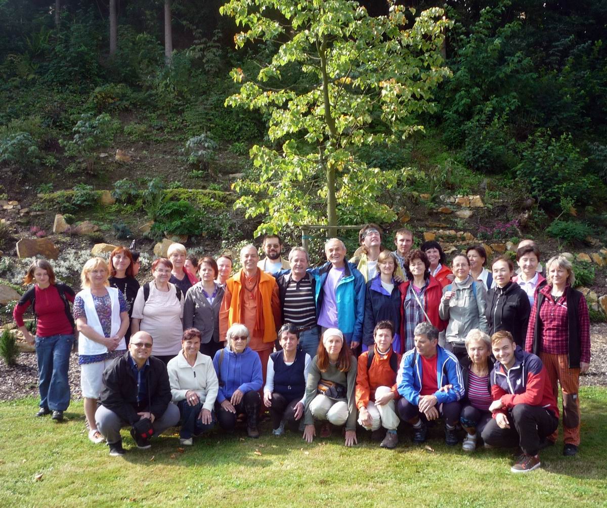 Yoga in Daily Life seminar and Peace Prayer with Swami Gajanand in Czech Republic